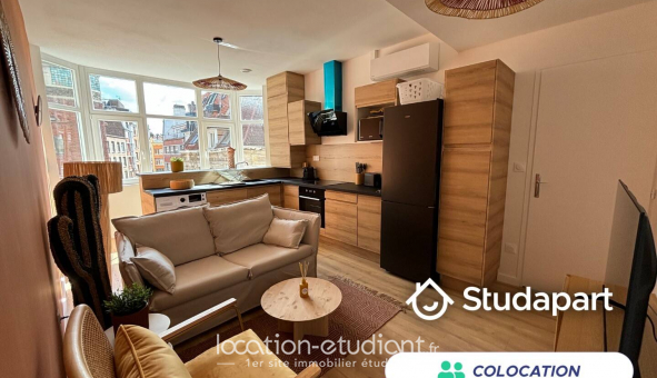 Colocation �tudiante Studio &agrave; Lille (59800)