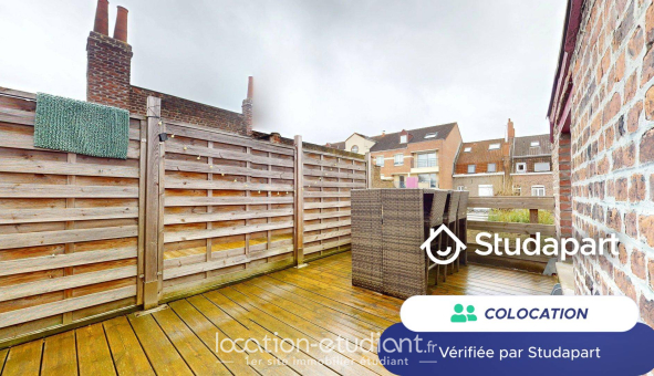 Colocation étudiante Studio &agrave; Lille (59800)