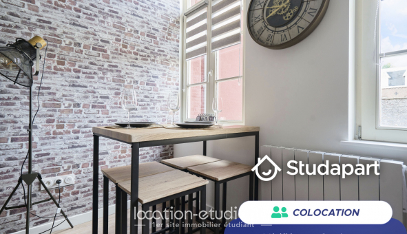 Colocation �tudiante T3 &agrave; Lille (59800)