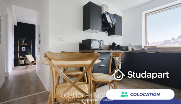 Colocation tudiante T4 à Lille (59800)