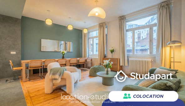 Colocation �tudiante Studio &agrave; Lille (59800)