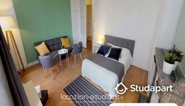 Colocation �tudiante Studio &agrave; Lille (59800)