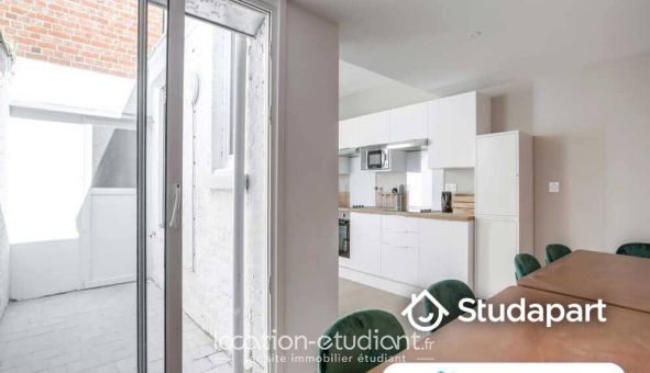 Colocation �tudiante Studio &agrave; Lille (59800)