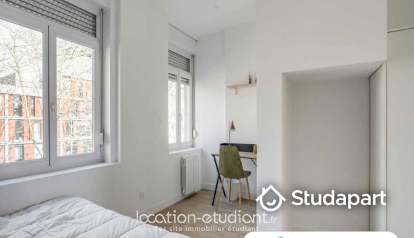 Colocation �tudiante Studio &agrave; Lille (59800)