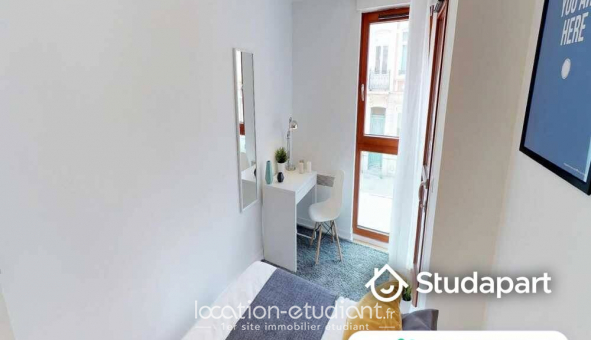 Colocation �tudiante Studio &agrave; Lille (59800)