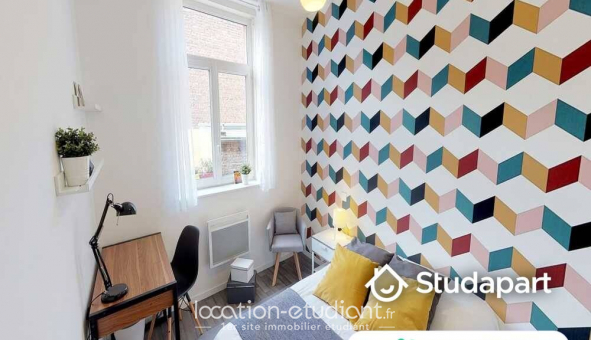 Colocation �tudiante Studio &agrave; Lille (59800)