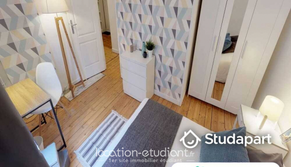 Colocation �tudiante Studio &agrave; Lille (59800)