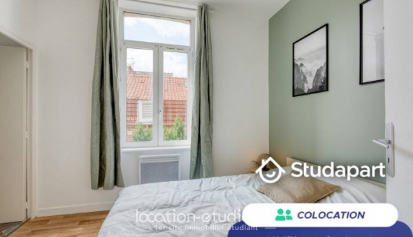 Colocation �tudiante Studio &agrave; Lille (59800)