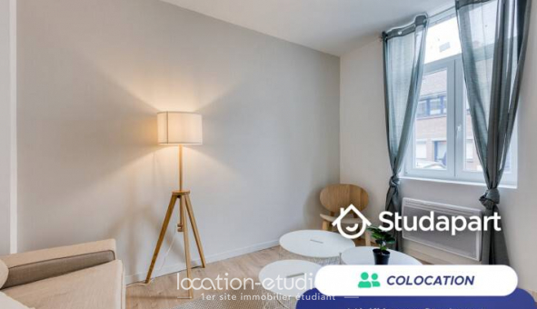 Colocation �tudiante Studio &agrave; Lille (59800)