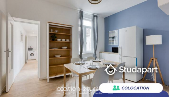 Colocation �tudiante Studio &agrave; Lille (59800)