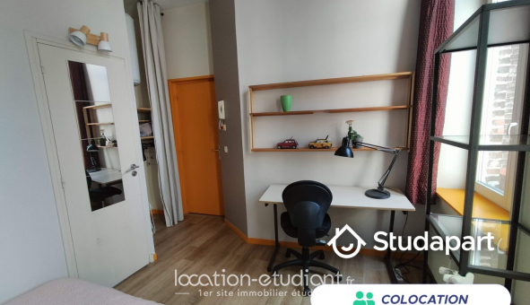 Colocation �tudiante T2 &agrave; Lille (59800)