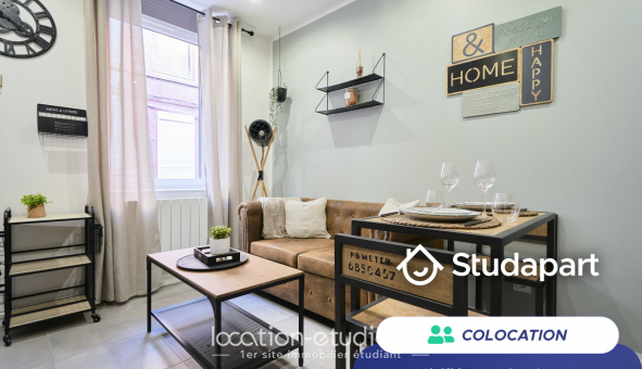 Colocation tudiante T2 à Lille (59800)