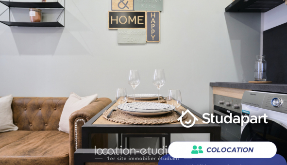 Colocation tudiante T2 à Lille (59800)