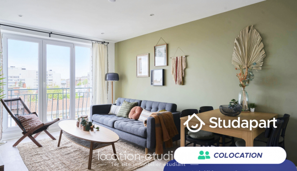Colocation tudiante T4 à Lille (59800)
