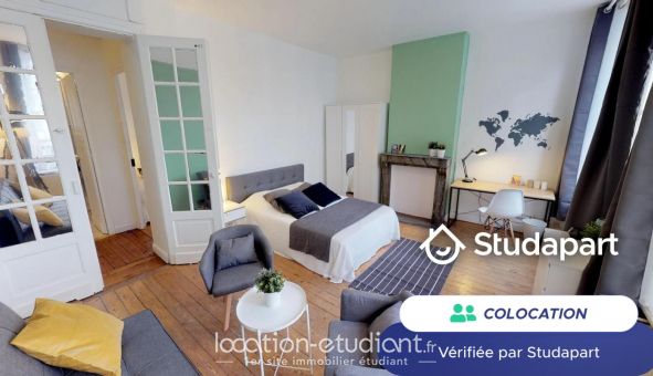 Colocation étudiante T1 à Lille (59800)