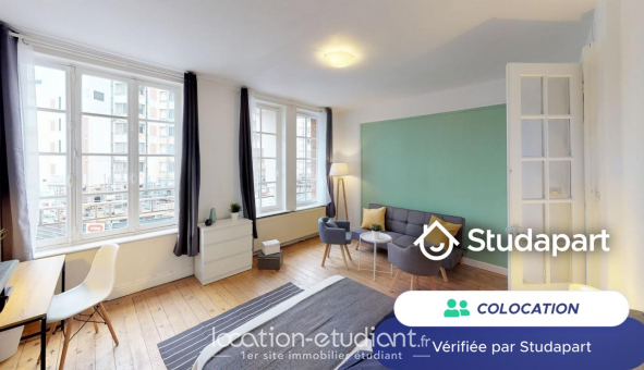 Colocation étudiante T1 à Lille (59800)