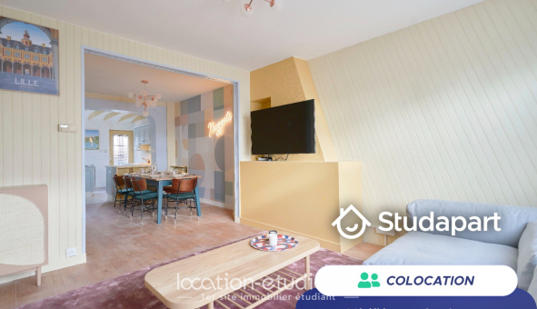 Colocation étudiante Studio à Lille (59800)