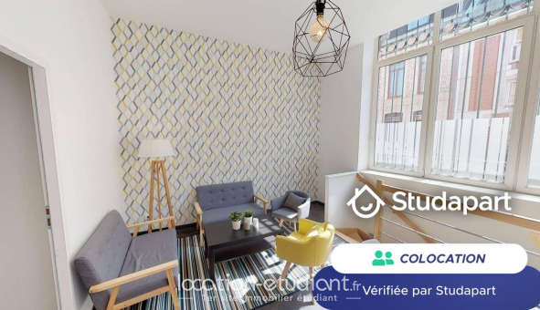 Colocation étudiante Studio à Lille (59800)