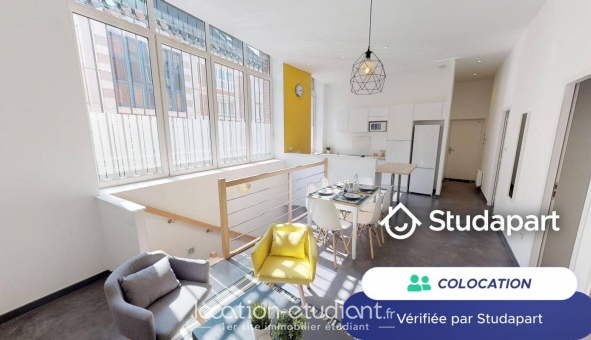 Colocation étudiante Studio à Lille (59800)