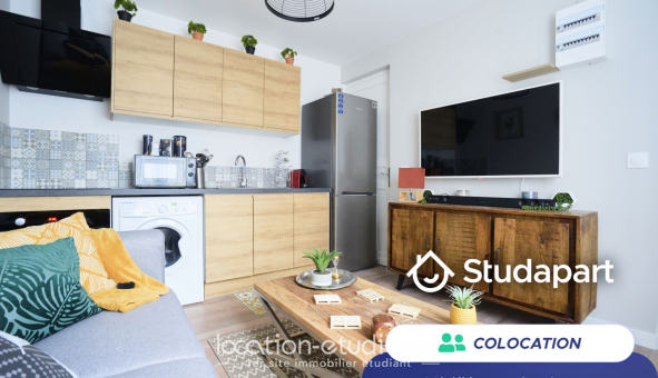 Colocation �tudiante T2 &agrave; Lille (59800)