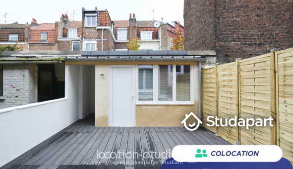 Colocation �tudiante T2 &agrave; Lille (59800)