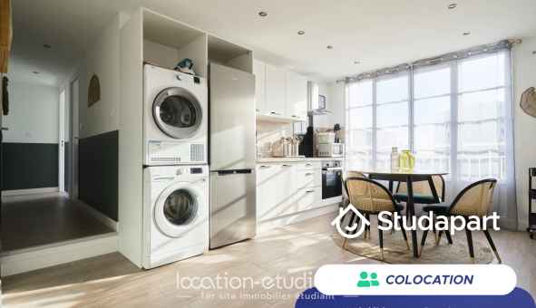 Colocation �tudiante Studio &agrave; Lille (59800)