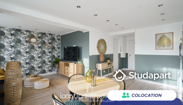 Colocation �tudiante Studio &agrave; Lille (59800)