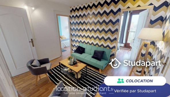 Colocation tudiante Studio à Lille (59800)