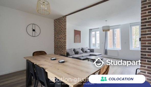 Colocation tudiante Studio à Lille (59800)