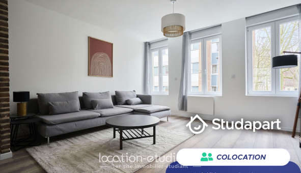 Colocation tudiante Studio à Lille (59800)