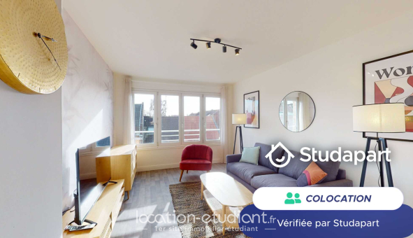 Colocation étudiante T5 &agrave; Lille (59800)