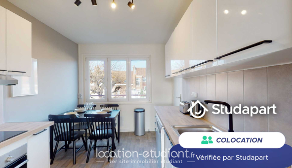 Colocation étudiante T5 &agrave; Lille (59800)