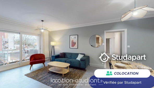 Colocation étudiante Duplex à Lille (59800)
