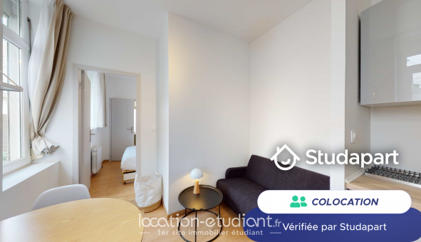 Colocation tudiante Studio à Lille (59800)