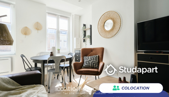 Colocation tudiante T4 à Lille (59800)