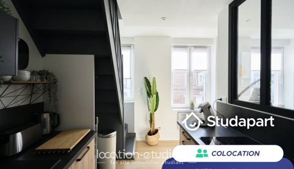 Colocation tudiante T4 à Lille (59800)