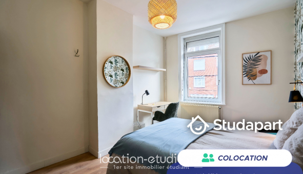 Colocation �tudiante T1 &agrave; Lille (59800)