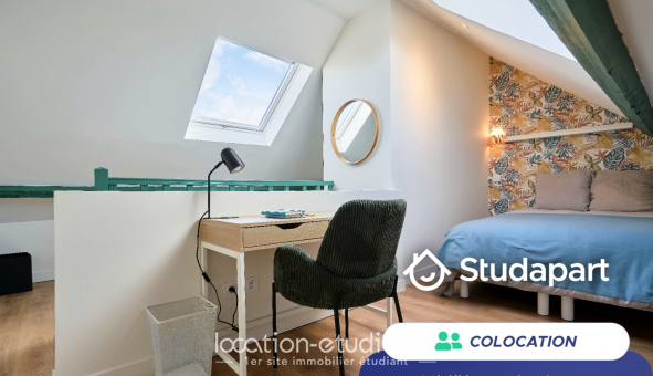 Colocation �tudiante T1 &agrave; Lille (59800)