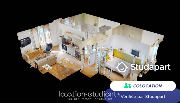 Colocation étudiante Studio &agrave; Lorient (56100)