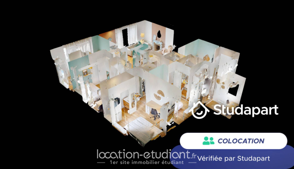 Colocation étudiante Studio &agrave; Lorient (56100)