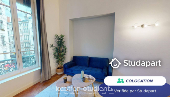 Colocation tudiante Studio à Lyon 1er arrondissement (69001)