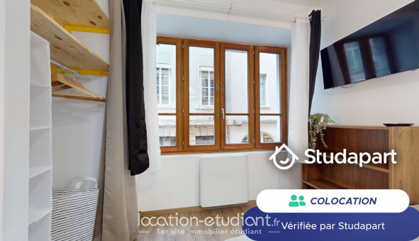 Colocation étudiante Studio à Lyon 1er arrondissement (69001)