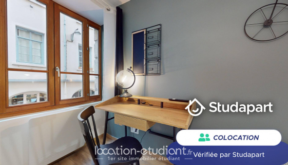 Colocation étudiante Studio à Lyon 1er arrondissement (69001)