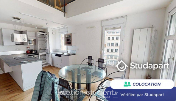 Colocation tudiante Studio à Lyon 1er arrondissement (69001)