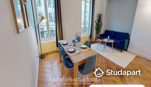 Colocation tudiante Studio à Lyon 1er arrondissement (69001)