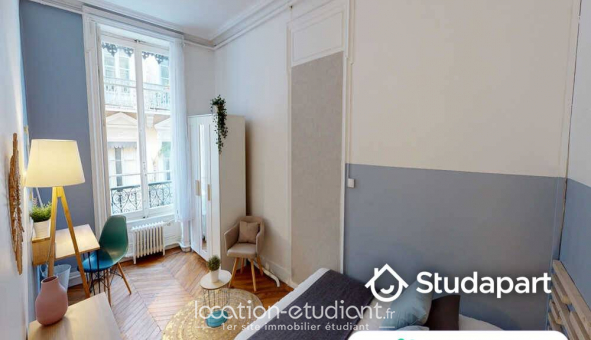 Colocation tudiante Studio à Lyon 1er arrondissement (69001)