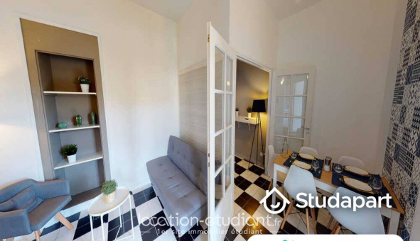 Colocation �tudiante Studio &agrave; Lyon 1er arrondissement (69001)