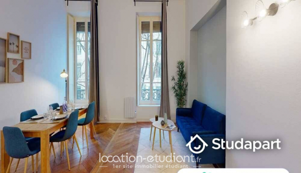 Colocation �tudiante Studio &agrave; Lyon 1er arrondissement (69001)