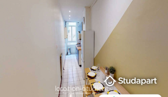 Colocation �tudiante Studio &agrave; Lyon 1er arrondissement (69001)