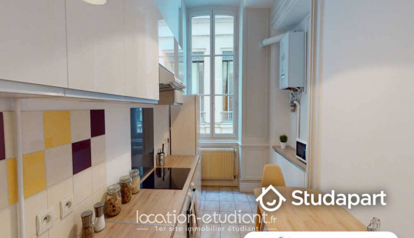 Colocation �tudiante Studio &agrave; Lyon 1er arrondissement (69001)